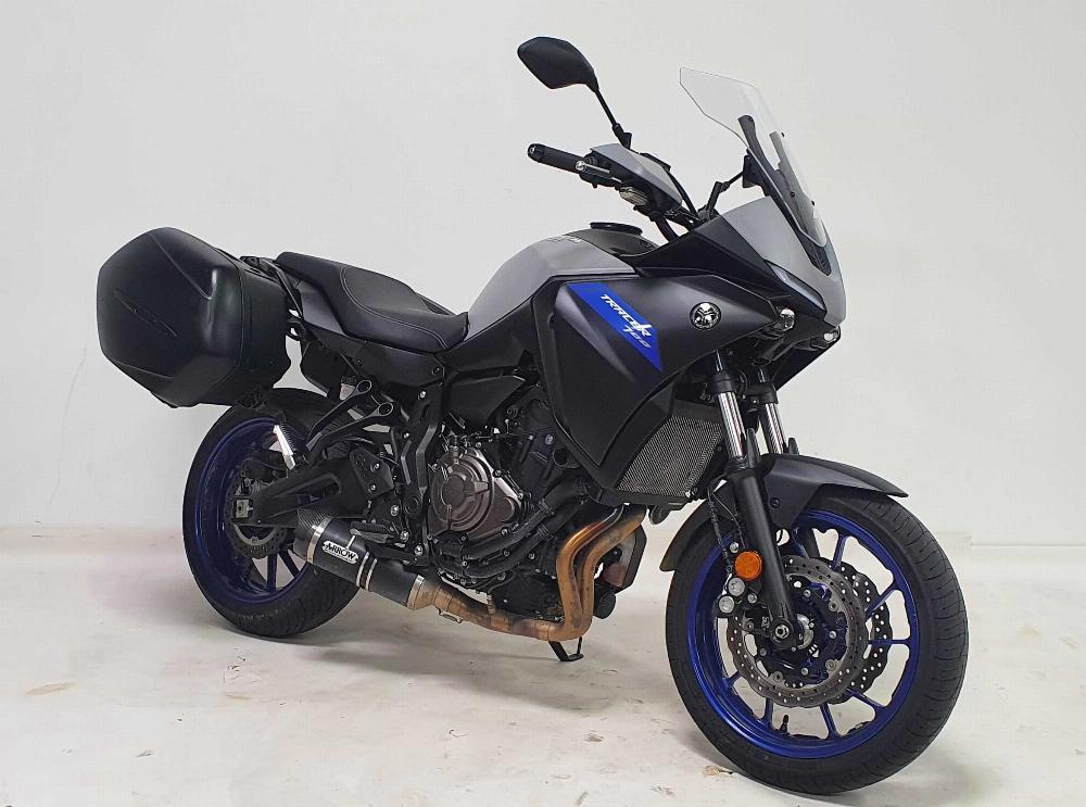 Yamaha MT-07 Tracer (MTT690) (35KW) 2020 vue 3/4 droite