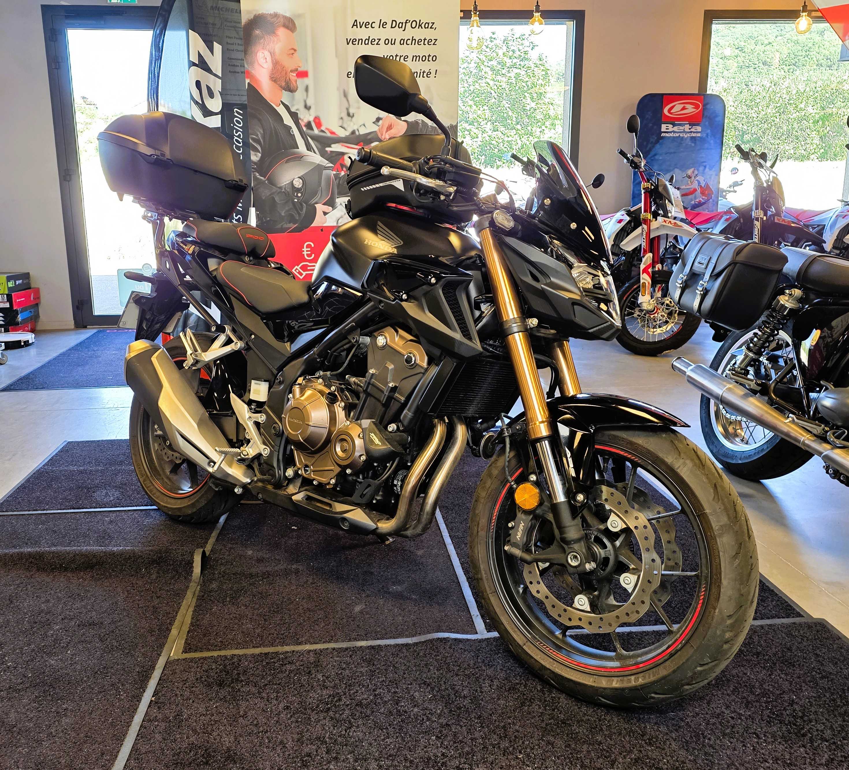 Honda CB 500 F ABS 2022 HD vue 3/4 droite