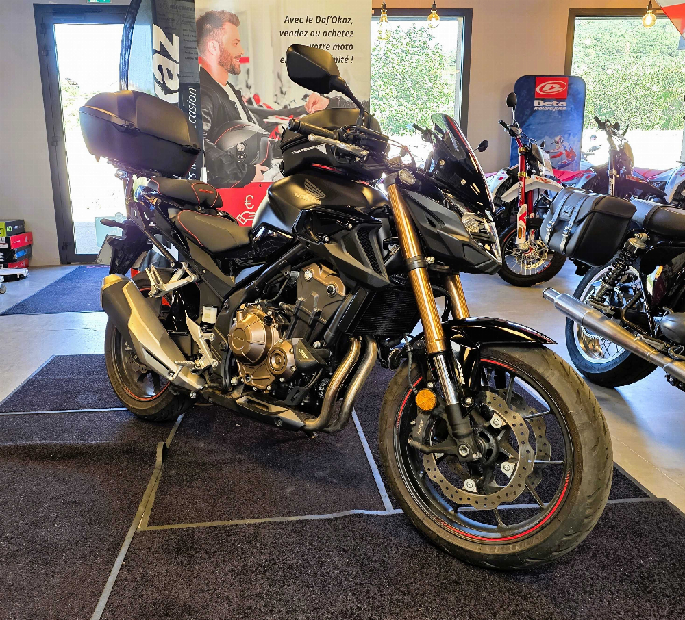 Honda CB 500 F ABS 2022 vue 3/4 droite