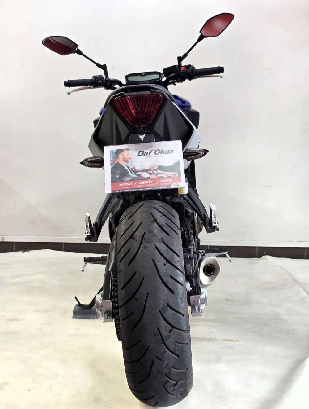 Yamaha MT-07 ABS 2020 vue arrière