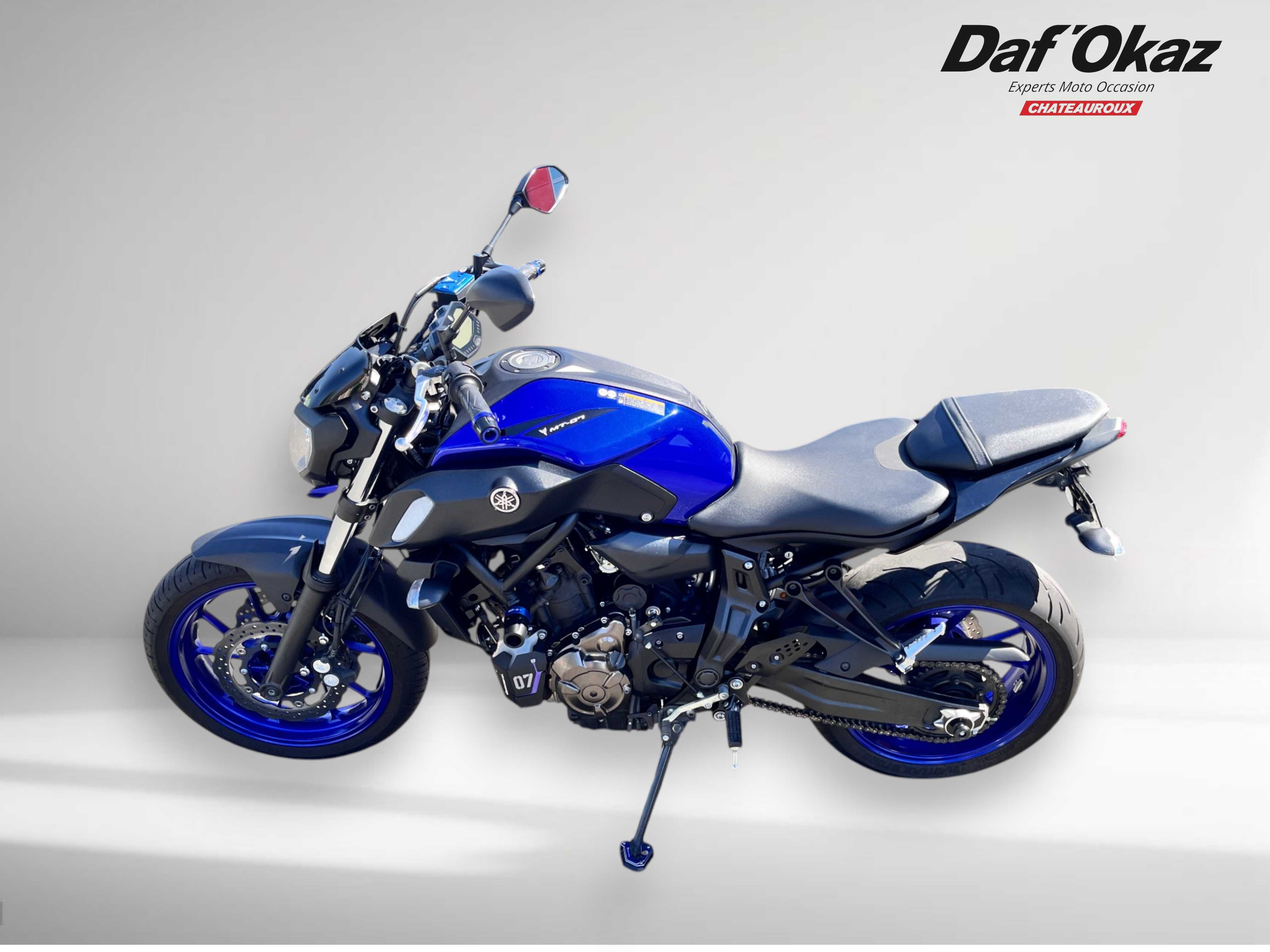 Yamaha MT-07 ABS 2019 HD vue arrière