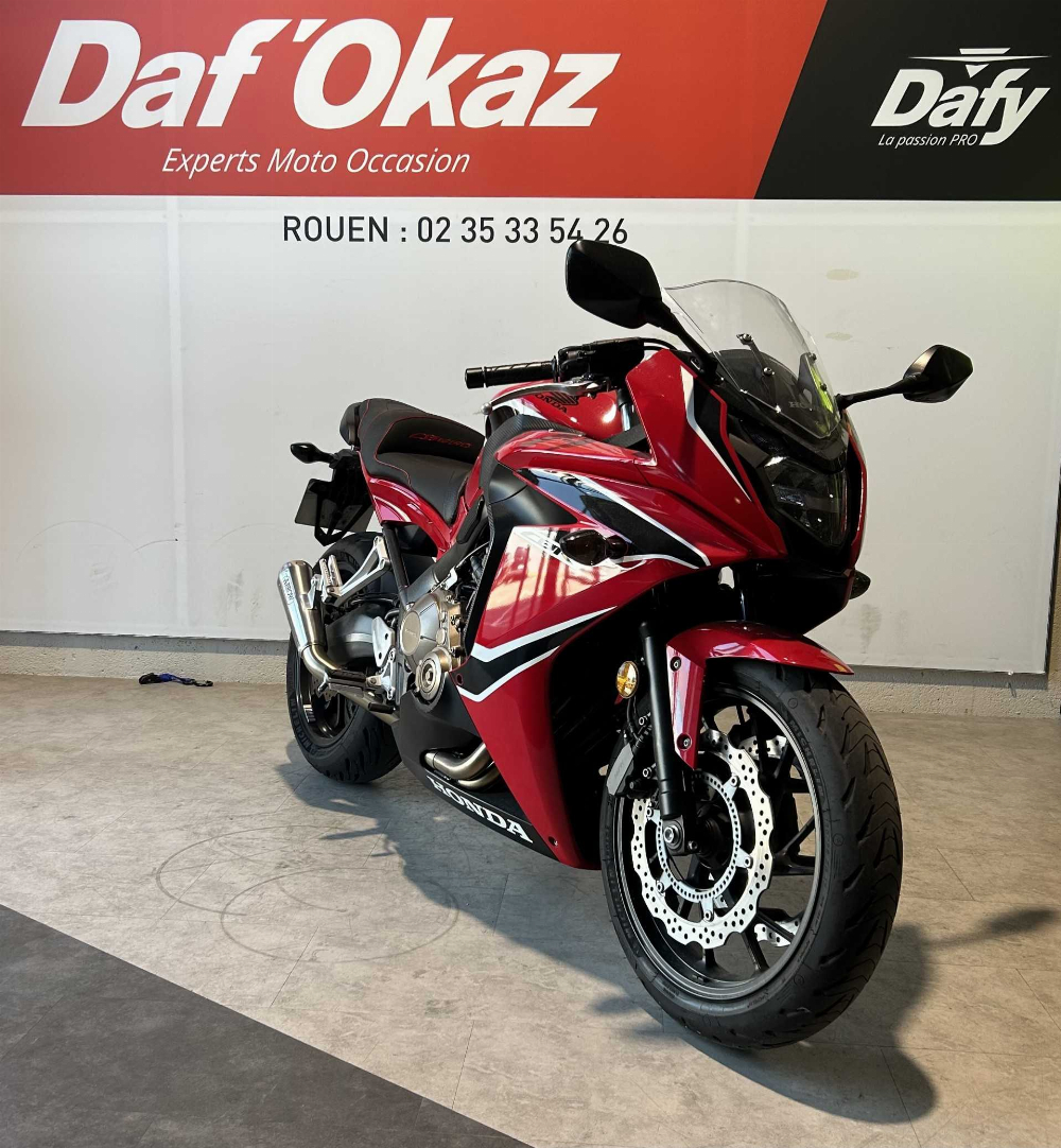 Honda CBR 650 F ABS 2018 vue 3/4 droite