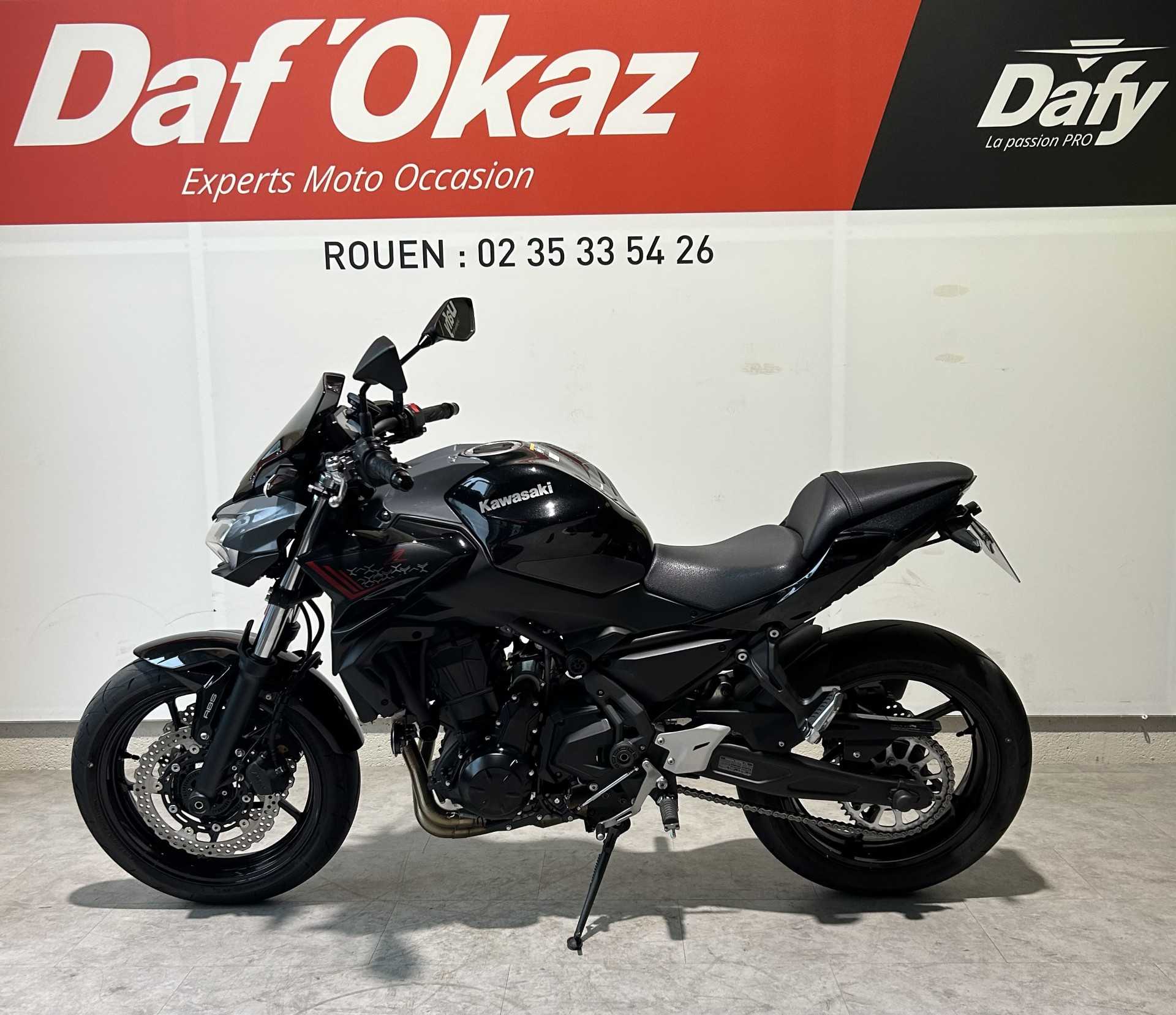 Kawasaki Z 650 ABS A2 2024 HD vue gauche