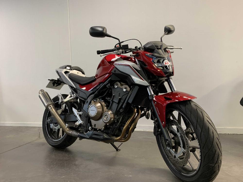 Honda CB500F ABS 2019 vue 3/4 droite