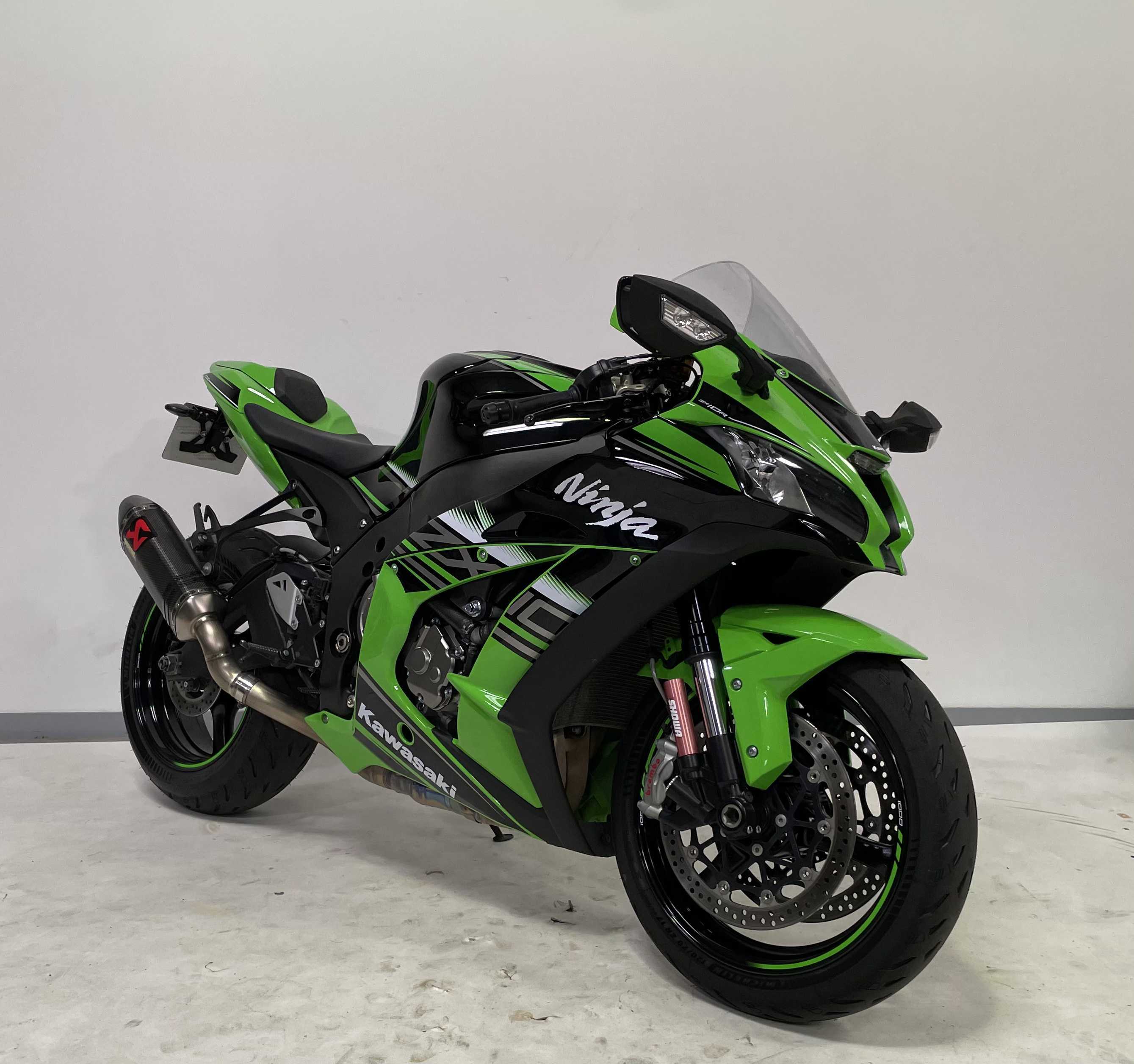 Kawasaki ZX-10R1000Ninja Performance 2017 HD vue 3/4 droite