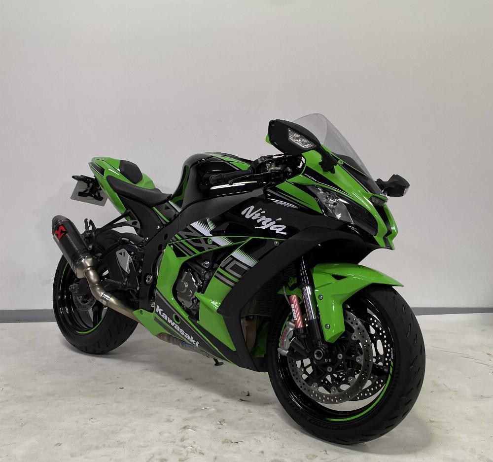 Kawasaki ZX-10R1000Ninja Performance 2017 vue 3/4 droite