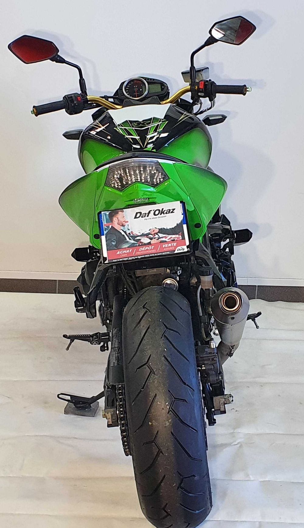 Kawasaki Z 750 (ZR750) 2012 vue arrière