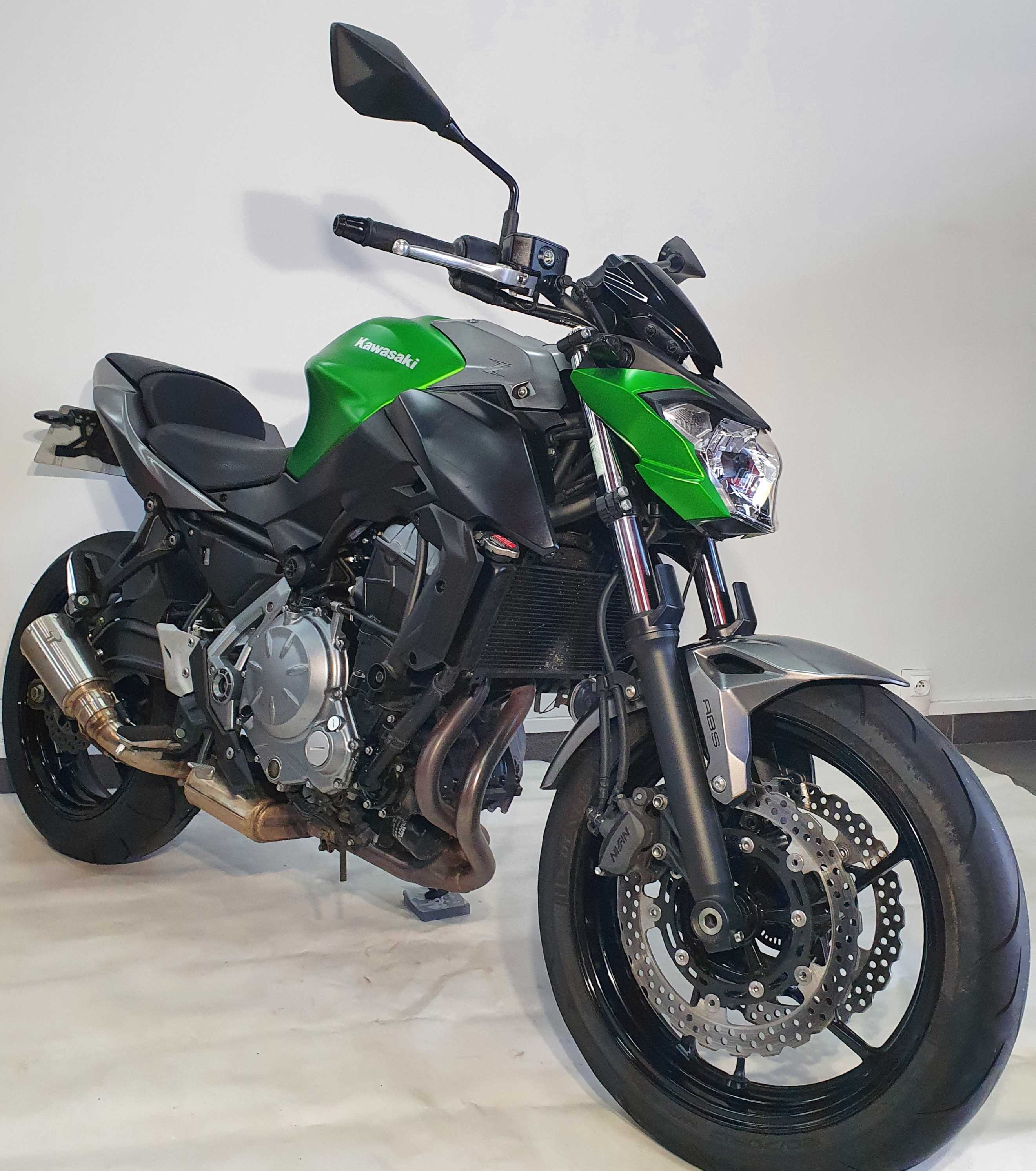 Kawasaki Z650 2019 HD vue 3/4 droite