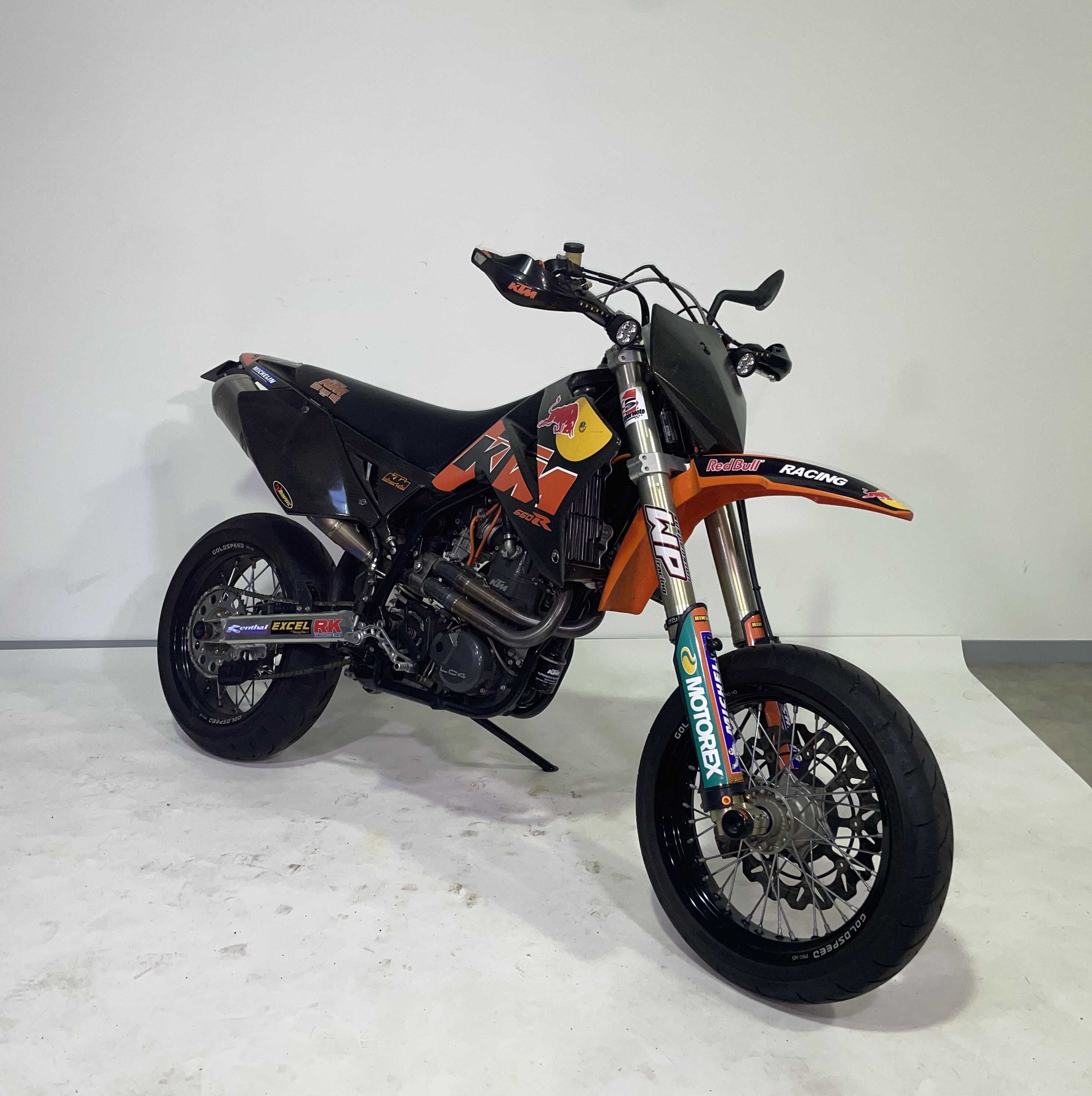 KTM 660 LC4 Supermoto Factory Replica 2003 HD vue 3/4 droite