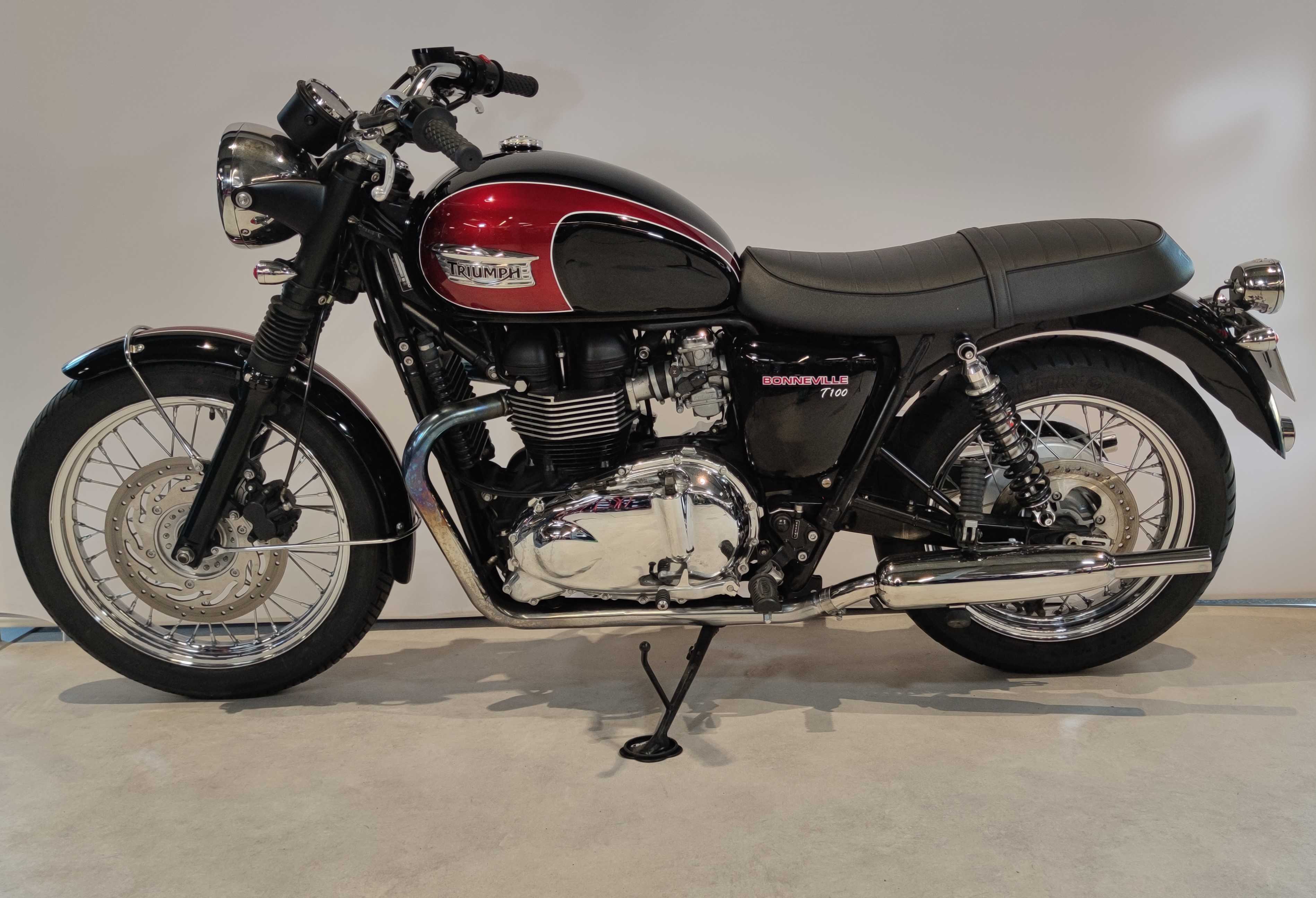 Triumph 865 Bonneville T100 2014 HD vue gauche