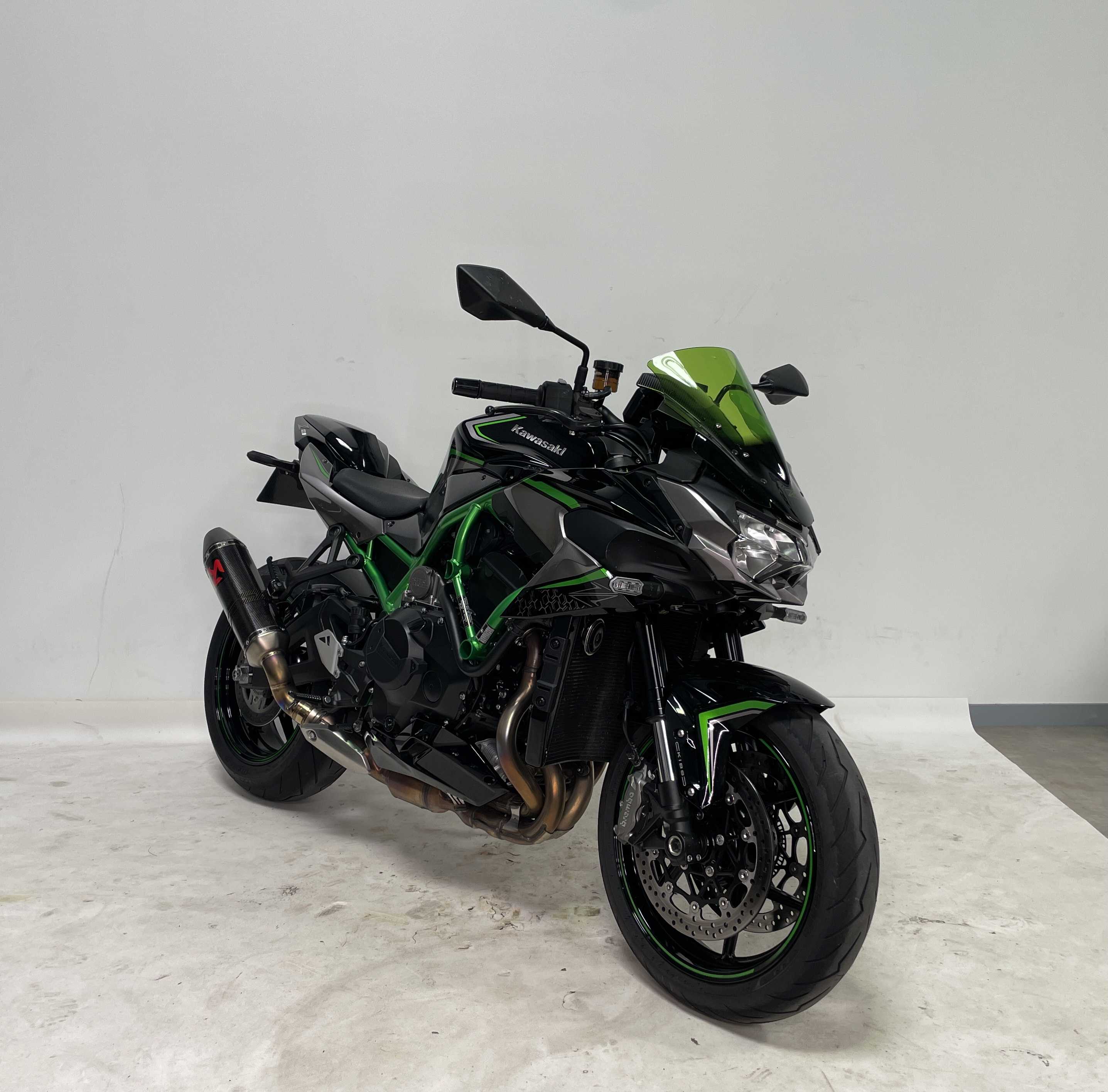 Kawasaki Z H2 2020 HD vue 3/4 droite