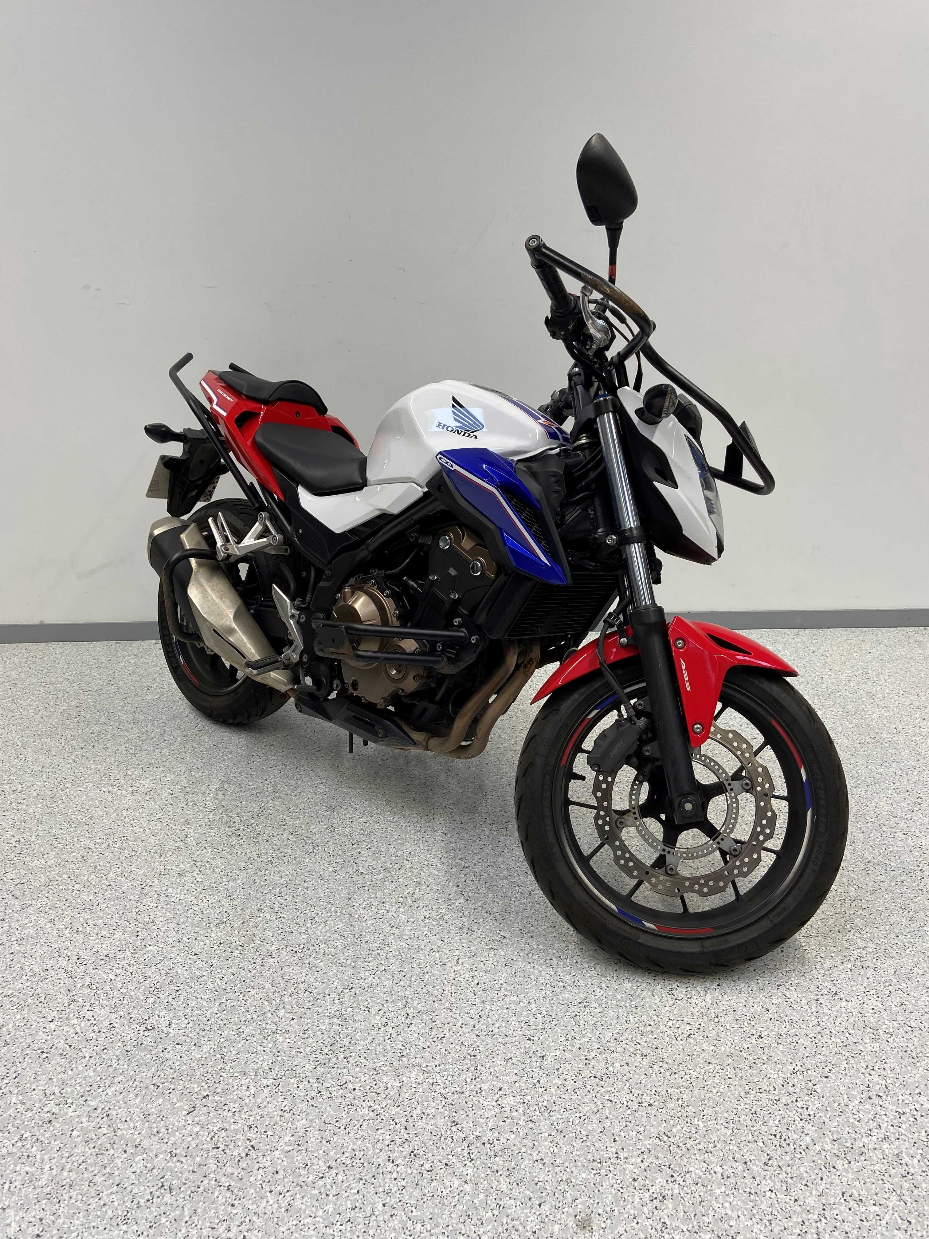 Honda CB 500 F ABS Tricolor 2016 HD vue 3/4 droite