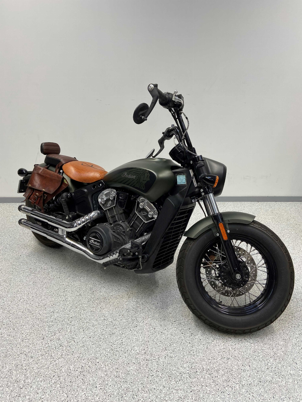 Indian SCOUT BOBBER TWENTY 2021 vue 3/4 droite