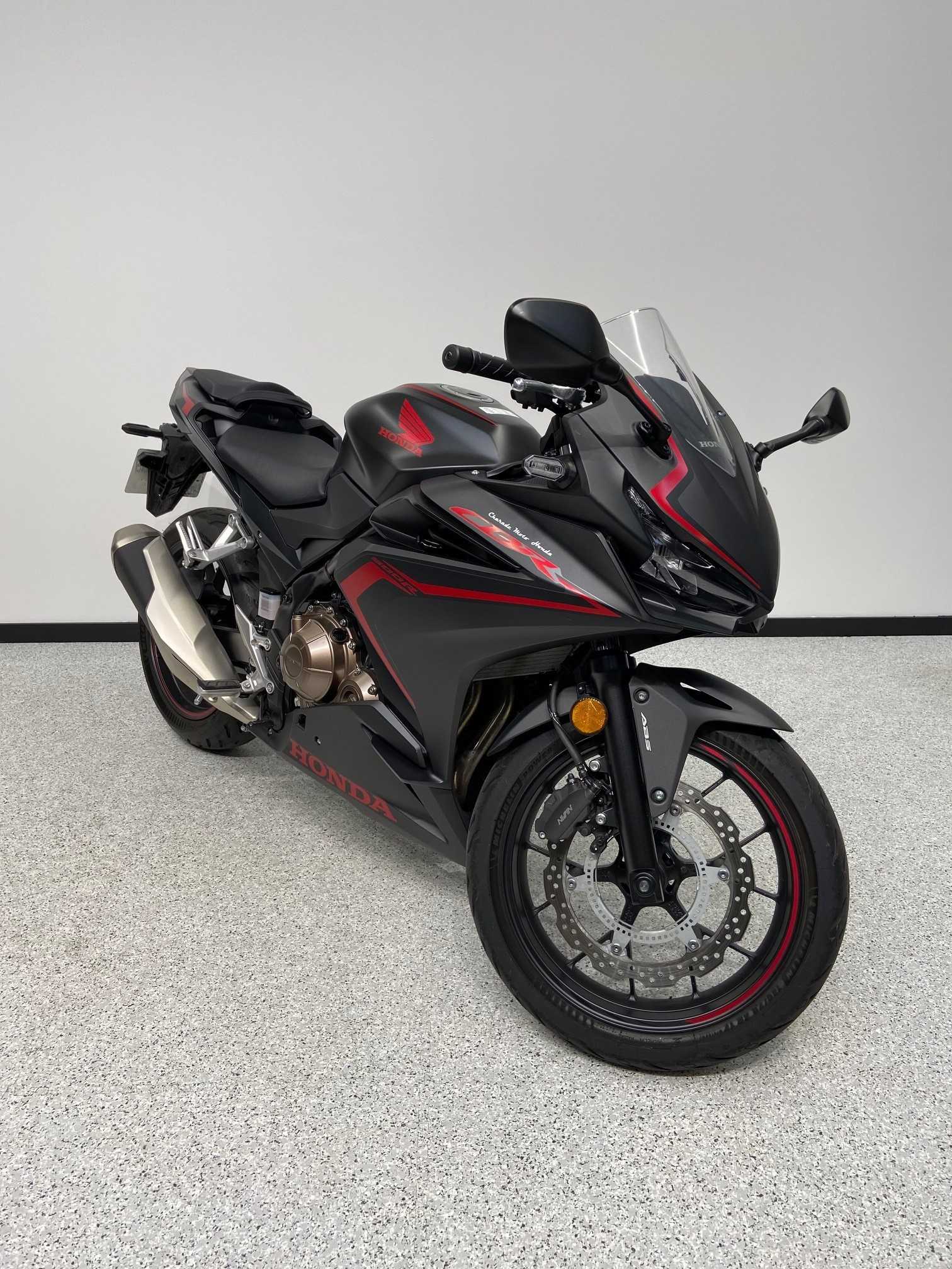 Honda CBR 500 R ABS 2021 HD vue 3/4 droite