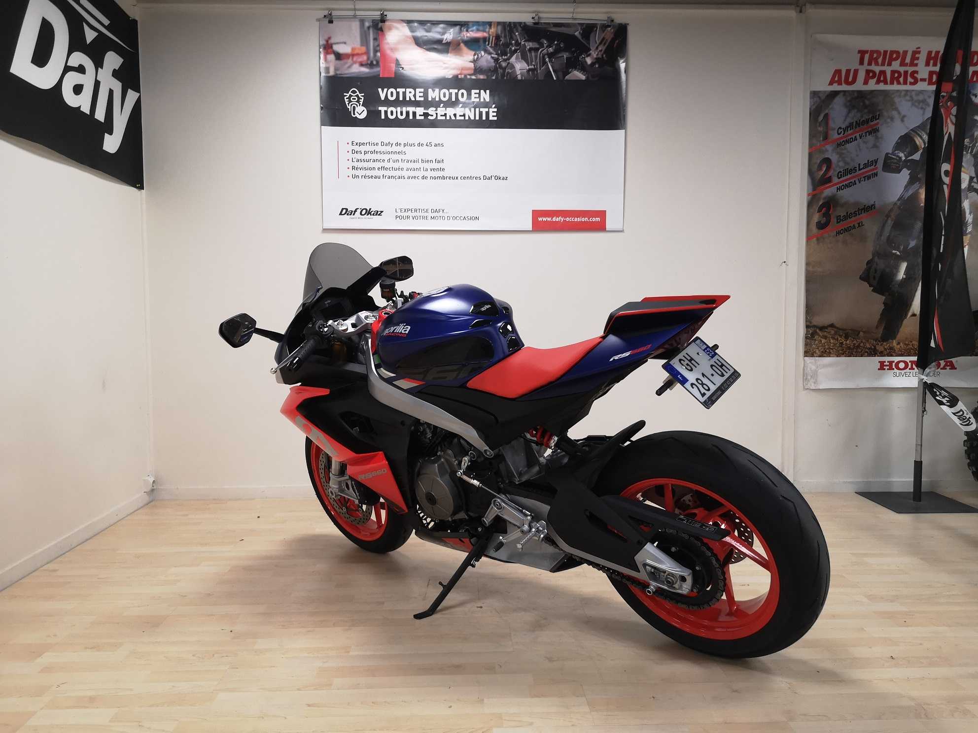 Aprilia RS 660 2021 HD vue arrière