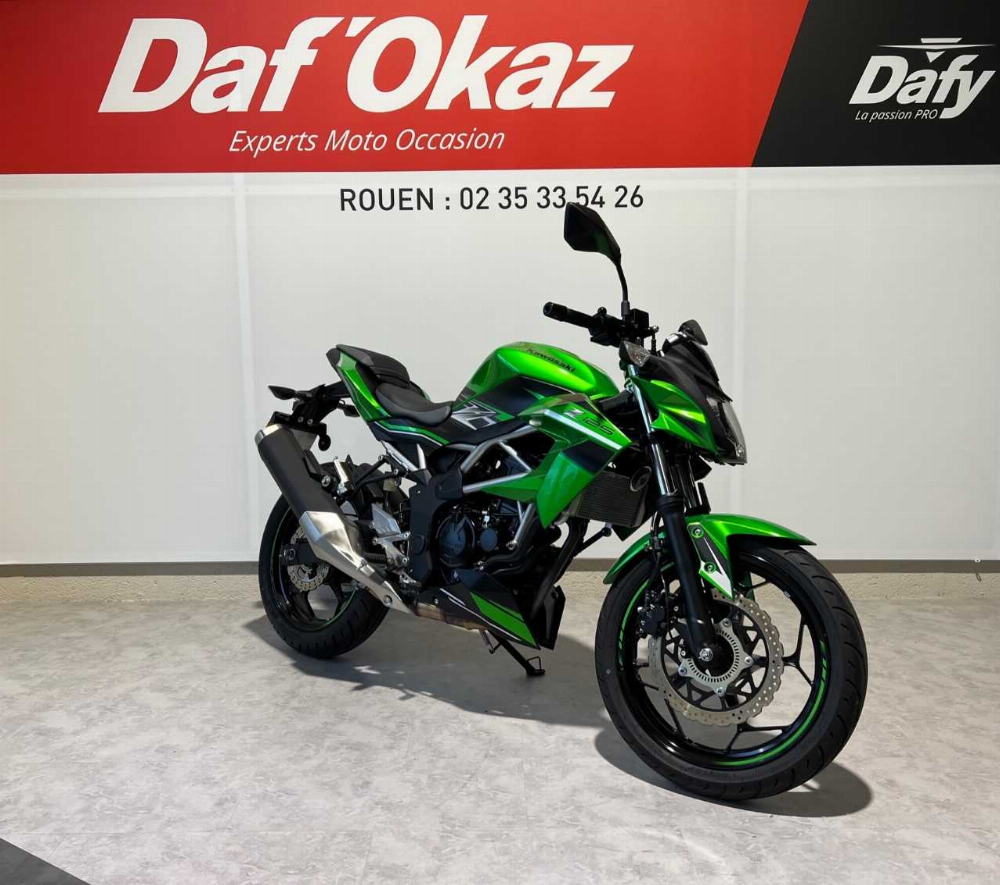 Kawasaki Z 125 2019 vue 3/4 droite